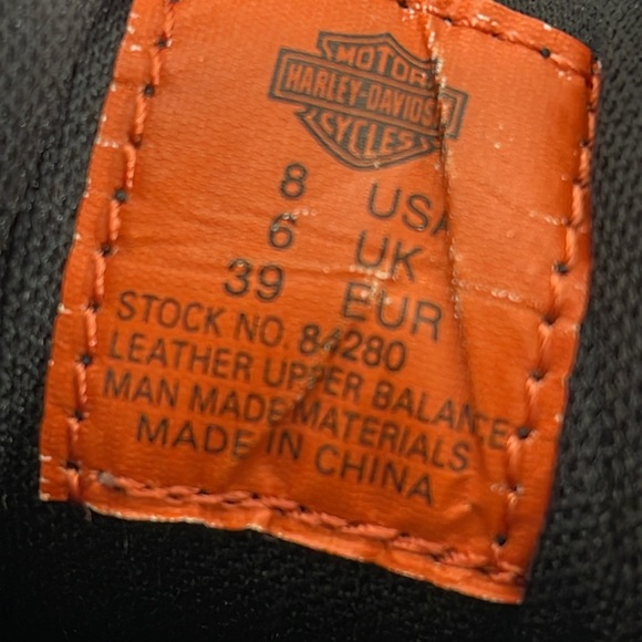 HARLEY DAVIDSON WOMEN'S TYLER MOTORCYCLE BOOTS ROUND TOE LEATHER - Picture 14 of 16